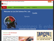 Tablet Screenshot of lialifesciences.com